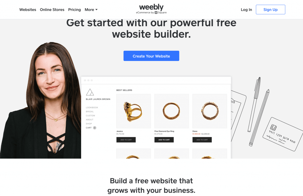 weebly website builder